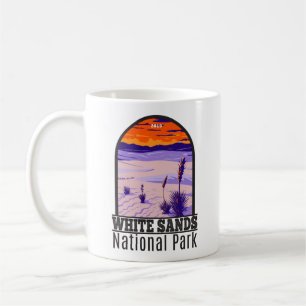 White Sands National Park New mexico Vintage Kaffemugg