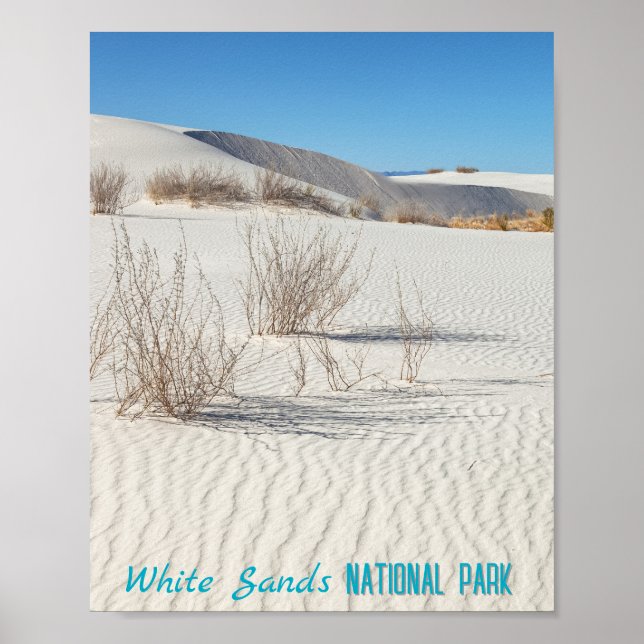 White Sands National Park Poster (Framsidan)
