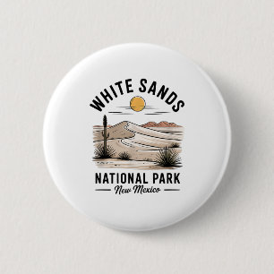 White Sands National Park Souvenir New Mexico Män Knapp