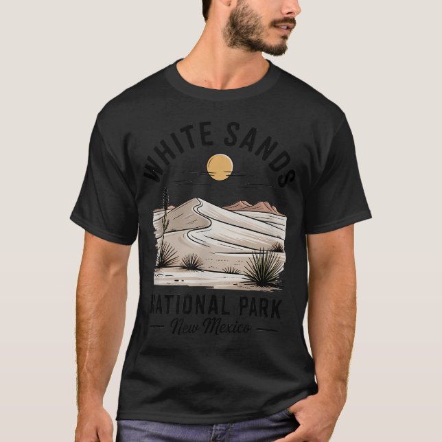 White Sands National Park Souvenir Ny T Shirt (Framsida)