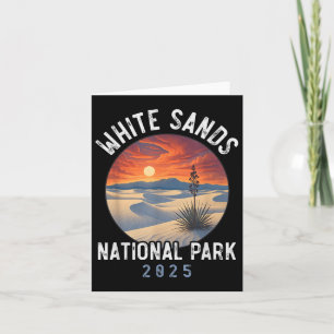 White Sands nationalpark Hiking Souvenir Manar Wom Kort