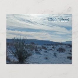 White Sands New mexico Desert Southwest Sand Dunes Vykort