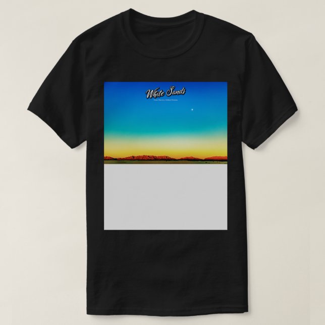 White Sands Sunrise T Shirt (Design framsida)