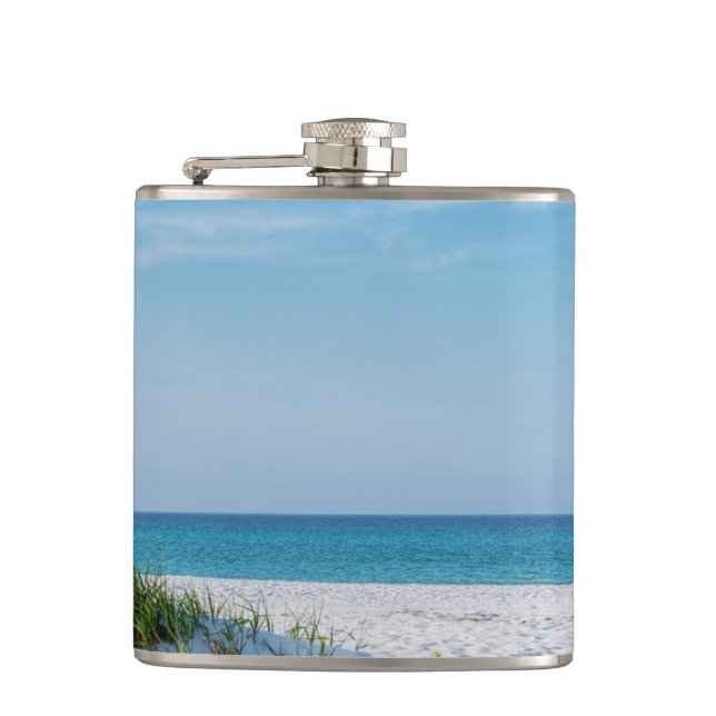 White Sandy Beach Florida Kusten Fickplunta (Framsidan)