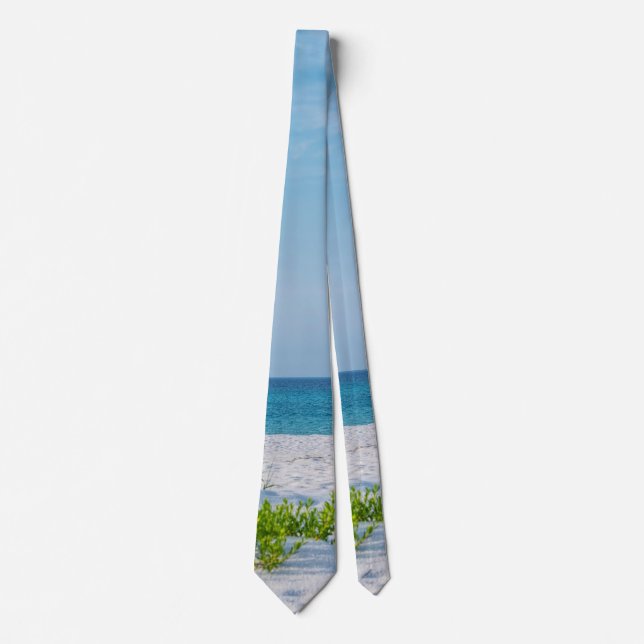 White Sandy Beach Florida Kusten Neck Tie Slips (Framsida)