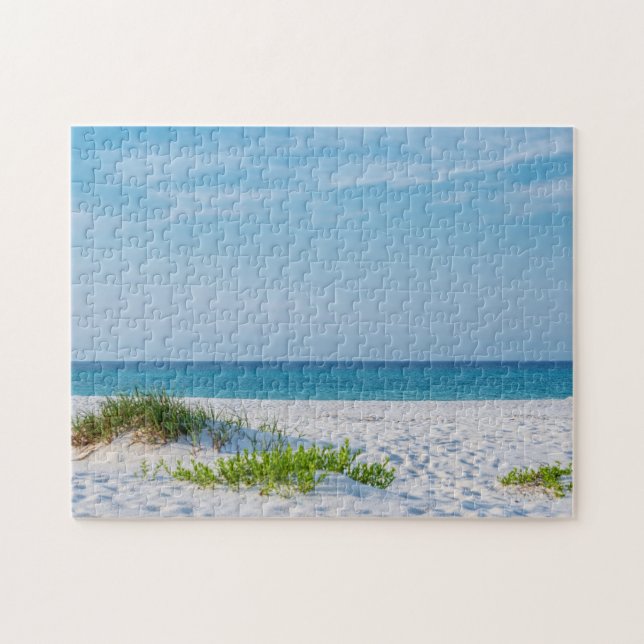White Sandy Beach Florida Kusten Pussel (Horisontell)