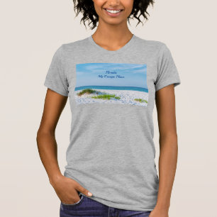 White Sandy Beach Florida Kusten T-Shirt