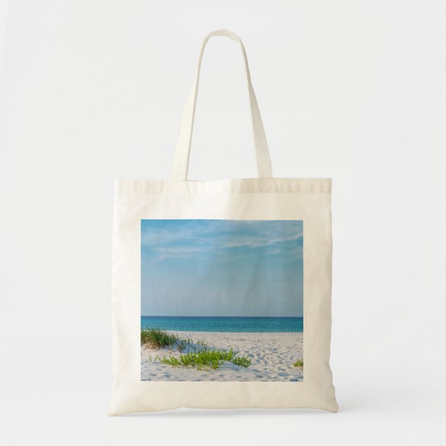 White Sandy Beach Florida Kusten Tygkasse (Framsidan)