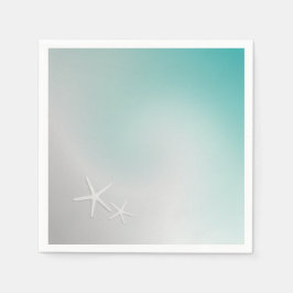 White Sandy Beach och Star Fish Pappersservett