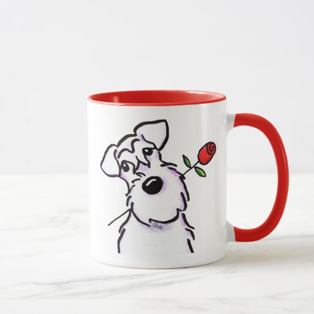 White Schnauzer Swehoney Ro Mugg (Höger)