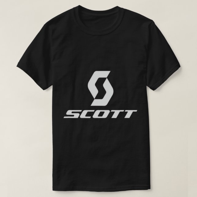 White Scott Bikes Logotyp T-Shirt (Design framsida)