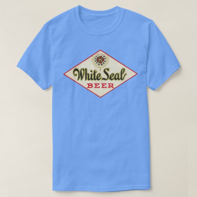 White Seal Beer Retro Defunect Breweriana T Shirt (Design framsida)