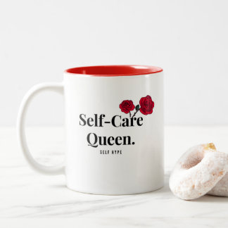 White - Self-Care Queen - Mugg
