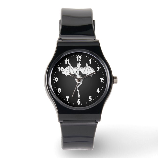 White Serpent Dragon Armbandsur (Framsida)