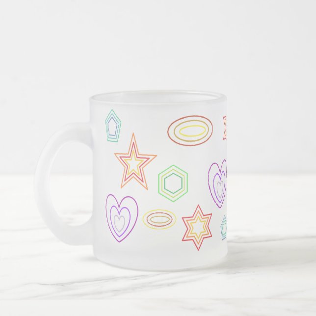 White shapes mug frostad glasmugg (Vänster)