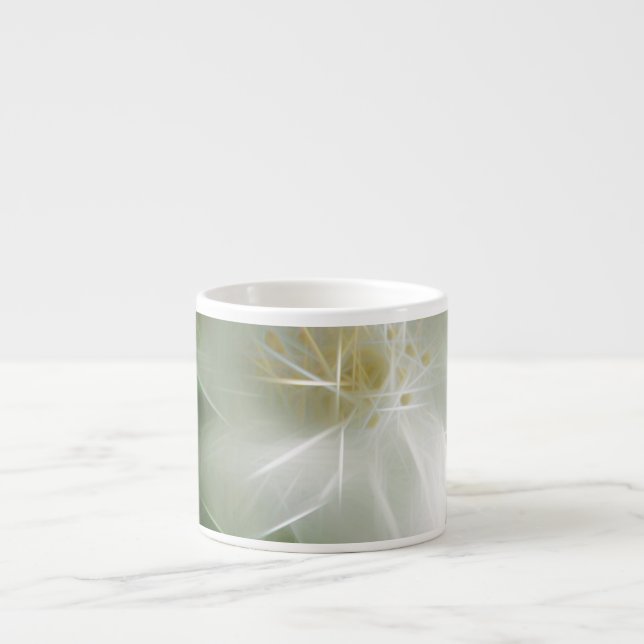 White Shiny Jasmine Espressomugg (Framsidan)