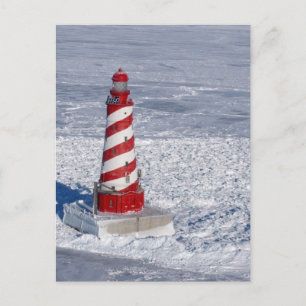 White Shoal Lighthouse Vykort