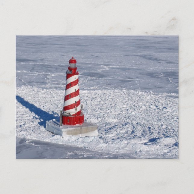 White Shoal Lighthouse Vykort (Framsida)