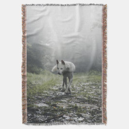 White Siberian husky Filt