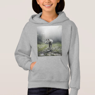 White Siberian husky Hoodie T Shirt
