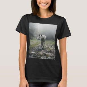 White Siberian husky T Shirt