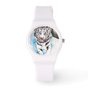White Siberian Tiger Sow Armbandsur