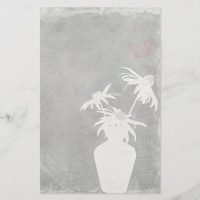 White Silhouette Brevpapper (Framsida)