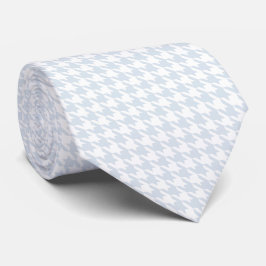 White Silver Blue Small Mönster Houndstooth Slips