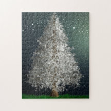 White Silver Julgran, Bright Stars