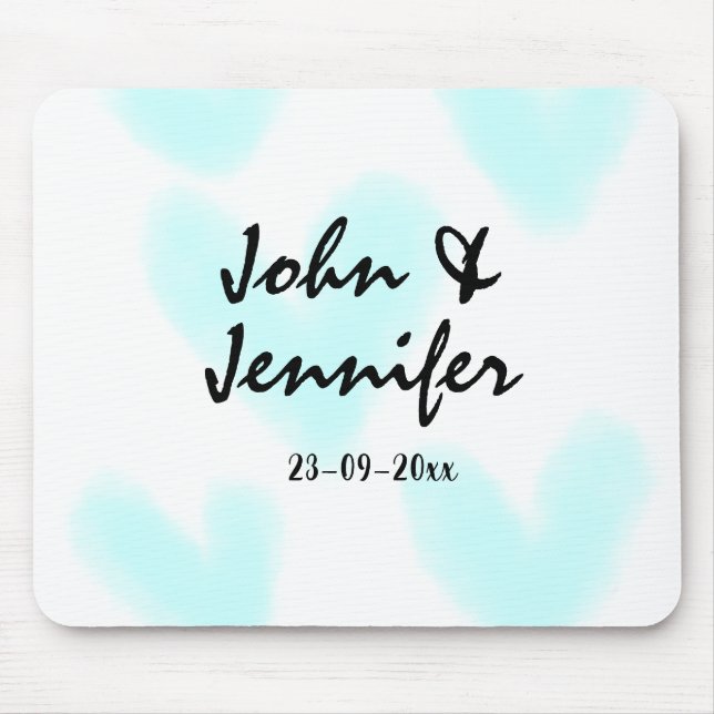 white simple minimal text style wedding blue heart musmatta (Framsidan)