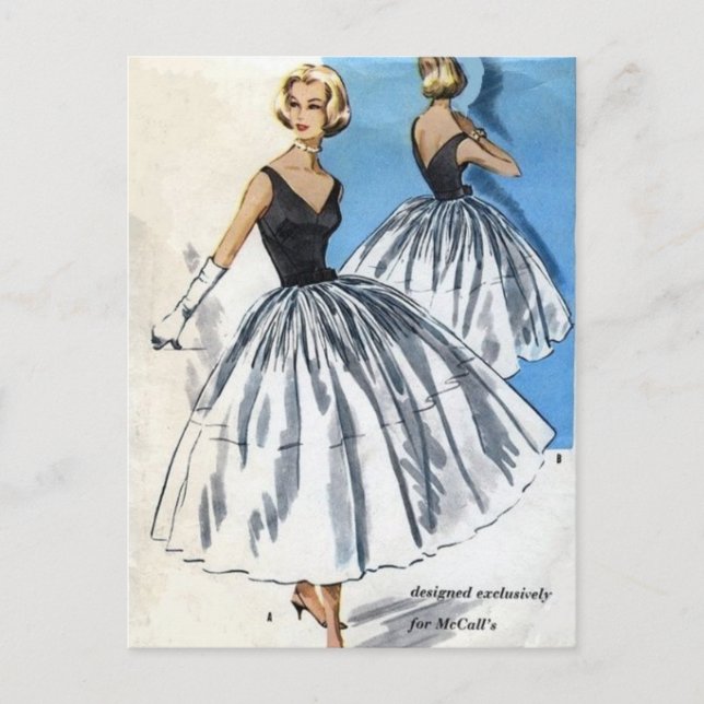 White Skirt Vykort (Framsida)