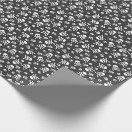 White Skull och Bones Pirat Presentpapper