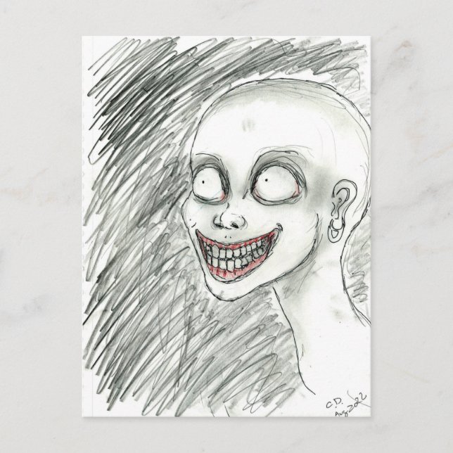 White Smile Vykort (Framsida)