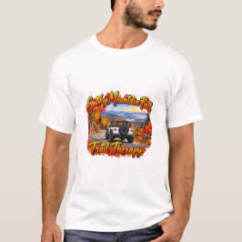 White Smoky Mt Fall Trail Terapi T Shirt