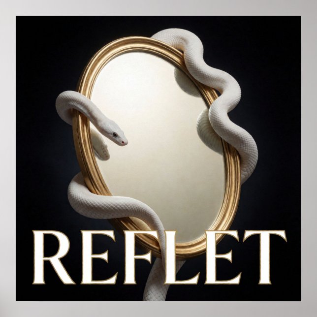 White Snake Golden Mirror Mode Poster (Framsidan)