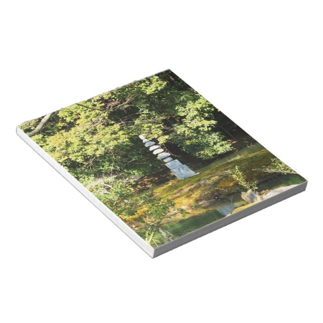 White Snake Pagoda / Hakuja no Tsuka Anteckningsblock (Vinklad)