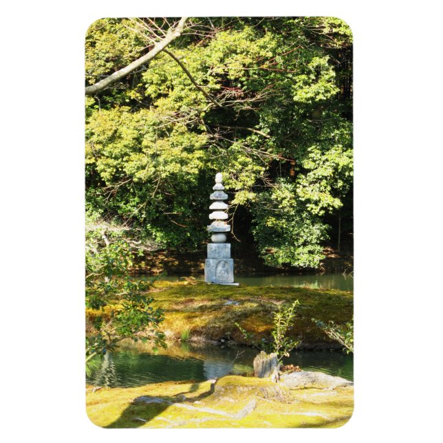 White Snake Pagoda / Hakuja no Tsuka Magnet (Vertikal)