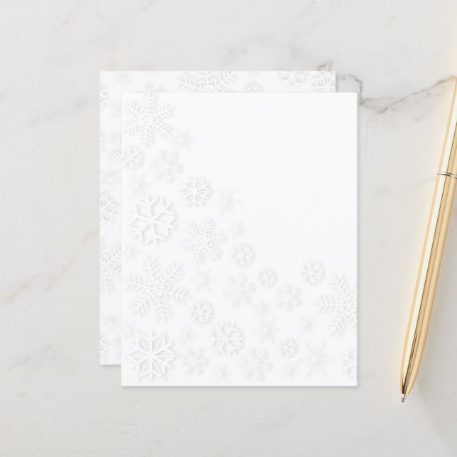 White Snöflingor (Fram/Back In Situ)