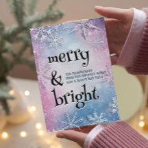 White Snöflingor Elegant Merry och Bright