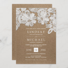 White Snöre | Inbjudan till Pappra bröllop i Kraft