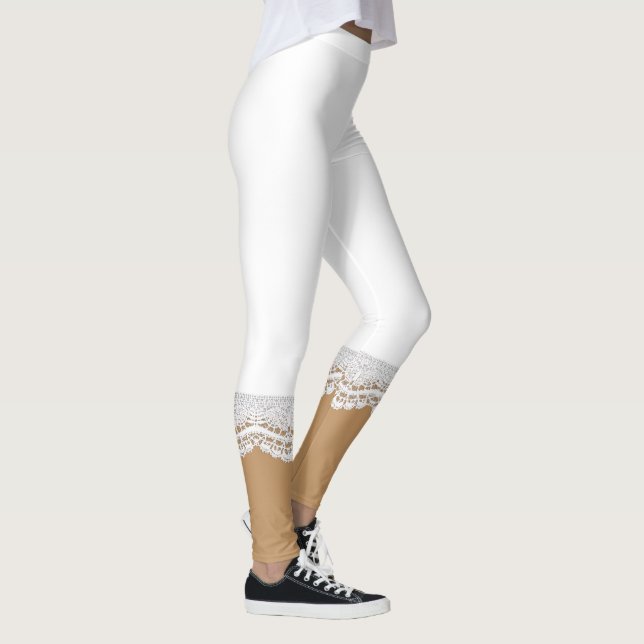 White Snöre Leggings (Höger)