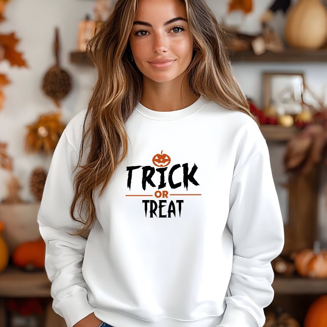 White Snyggt Halloween T Shirt (White Stylish Halloween Sweatshirt)