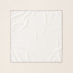 White Solid Färg Sjal<br><div class="desc">Vit solid färg</div>