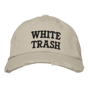 White Sopor Embroized Hat Broderad Keps