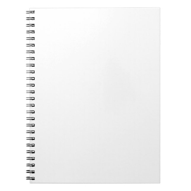 White Spiral Notebook Anteckningsbok (Framsidan)