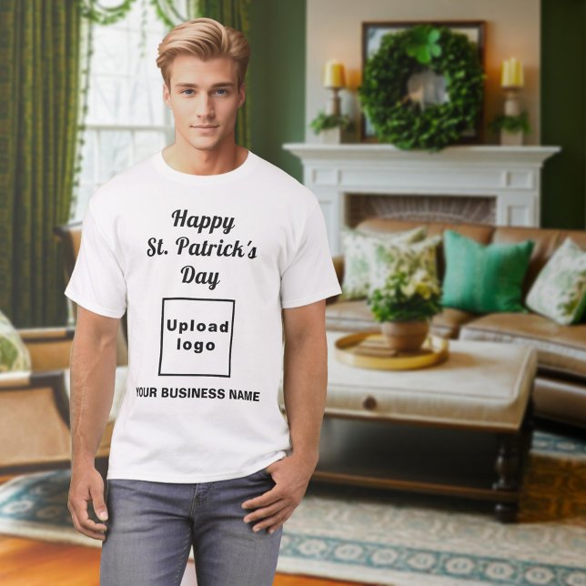 White St. Patrick's Day Business T-Shirt (White St. Patrick's Day business t-Shirt)