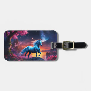 White Stallion Fantasy Rosa Garden Bagagebricka