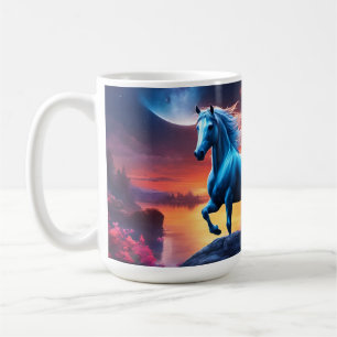 White Stallion Fantasy Rosa Garden Kaffemugg