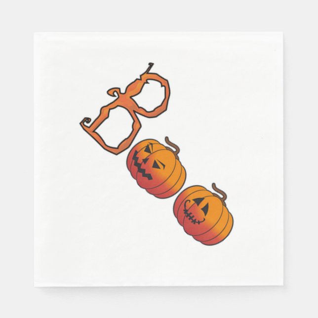 White Standard Luncheon Napkin/Boo Pappersservett (Framsidan)