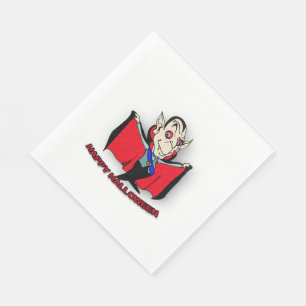 White Standard Luncheon Napkin/Vampire Pappersservett
